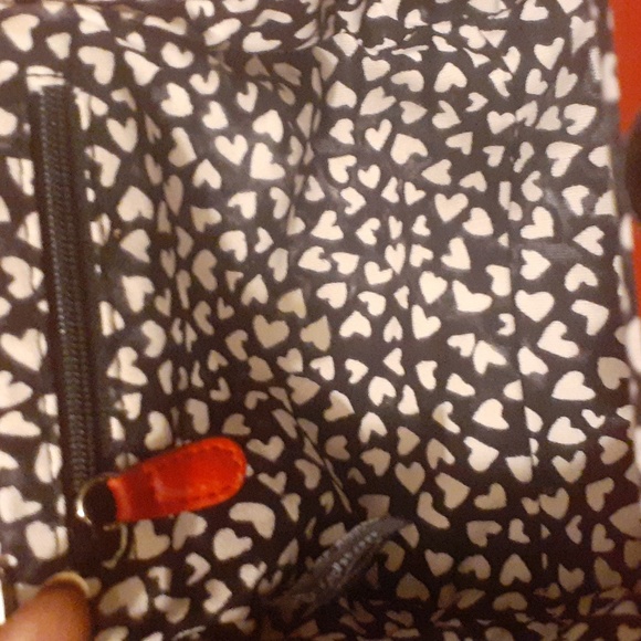 BRIGHTON CROSSBODY KISSLOCK LOVE LEATHER BAG NWOT - Picture 9 of 9